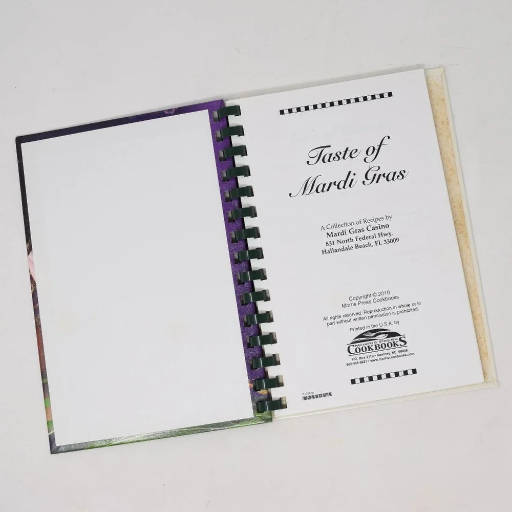 Mardi Gras Casino A Taste Of Mardi Gras Cookbook Recipes Hardcover Spiral 2010